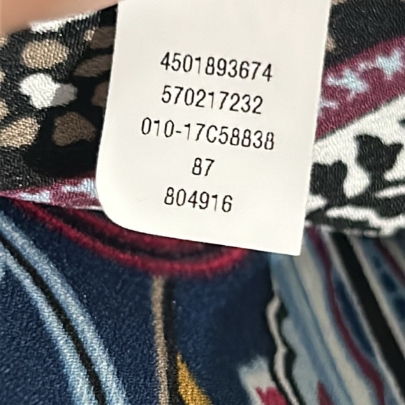 Paisley Nouveau Smocked Mock-Neck Top - Picture 7 of 9